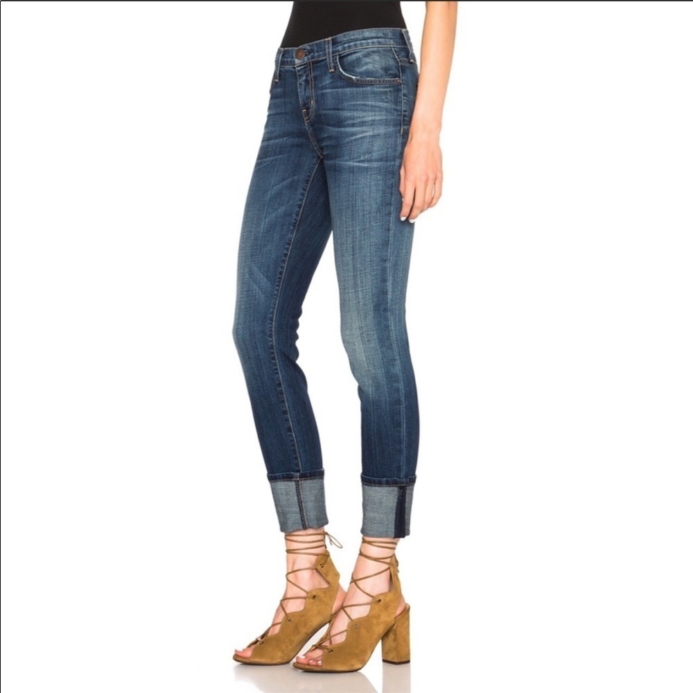 Current/Elliot- The CuffedSkinny Jeans - Size 28